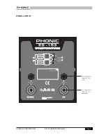 Предварительный просмотр 3 страницы Phonic ES-153 Service Manual