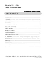 Предварительный просмотр 3 страницы Phonic FIREFLY 302 USB User Manual