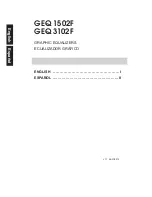 Preview for 2 page of Phonic GEQ 1502F User Manual