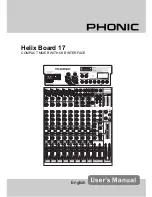 Phonic Helix Board 17 User Manual предпросмотр