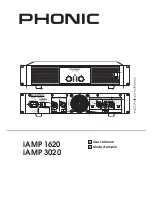 Предварительный просмотр 1 страницы Phonic iAMP 1620 User Manual