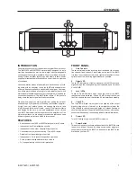 Preview for 5 page of Phonic iAMP 1620 User Manual