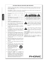 Preview for 10 page of Phonic iAMP 1620 User Manual