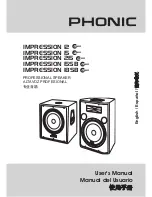 Предварительный просмотр 1 страницы Phonic Impression 12 Plus User Manual