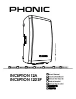 Phonic INCEPTION 12A User Manual предпросмотр