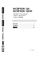 Предварительный просмотр 2 страницы Phonic INCEPTION 12A User Manual