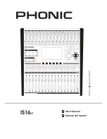 Phonic IS16v1 User Manual preview