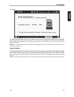 Предварительный просмотр 33 страницы Phonic IS16v1 User Manual