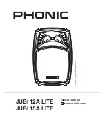 Phonic JUBI 12A LITE User Manual preview