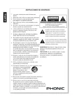 Предварительный просмотр 10 страницы Phonic JUBI 12A LITE User Manual