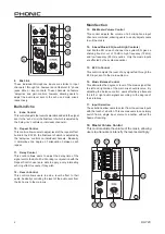 Предварительный просмотр 6 страницы Phonic KA720 User Manual