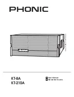 Phonic KT-210A User Manual предпросмотр