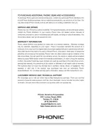 Предварительный просмотр 12 страницы Phonic MAX 250 User Manual