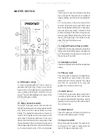 Предварительный просмотр 6 страницы Phonic MM122 Owner'S Manual