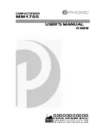 Phonic MM1705 User Manual preview