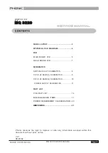 Preview for 3 page of Phonic MQ 3229 Service Manual