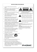 Предварительный просмотр 12 страницы Phonic MU1722X User Manual