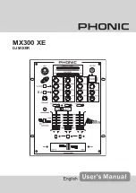 Phonic MX300 XE User Manual preview