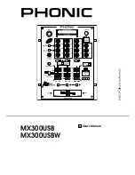 Preview for 1 page of Phonic MX300USB User Manual