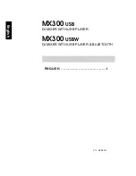 Предварительный просмотр 2 страницы Phonic MX300USB User Manual