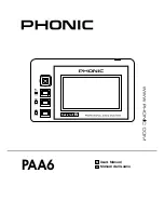 Preview for 1 page of Phonic PAA6 User Manual