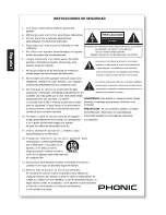 Preview for 12 page of Phonic PCL 2700 User Manual