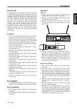 Предварительный просмотр 5 страницы Phonic PCT-3000 User Manual