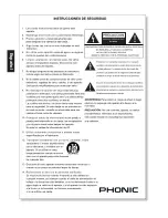 Предварительный просмотр 12 страницы Phonic PCX 3000 User Manual
