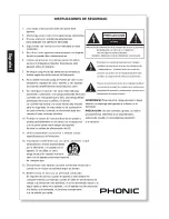 Предварительный просмотр 10 страницы Phonic PHA 8800 User Manual