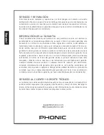 Предварительный просмотр 14 страницы Phonic PHA 8800 User Manual