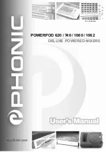 Preview for 2 page of Phonic POWERPOD 1060 User Manual