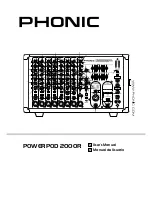 Preview for 1 page of Phonic POWERPOD 2000R User Manual