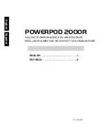 Preview for 2 page of Phonic POWERPOD 2000R User Manual