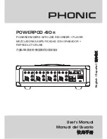 Phonic POWERPOD 410R User Manual preview