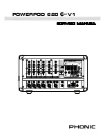 Phonic POWERPOD 620 PLUS Service Manual preview