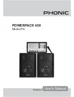 Preview for 1 page of Phonic Powerpod 620 R User Manual