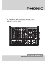 Phonic POWERPOD 745 User Manual preview