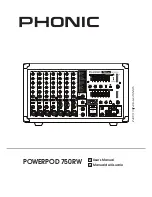 Preview for 1 page of Phonic POWERPOD 750RW User Manual