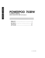 Preview for 2 page of Phonic POWERPOD 750RW User Manual