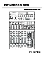 Phonic POWERPOD 820 Service Manual preview