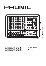 Preview for 1 page of Phonic Powerpod 865 Plus User Manual