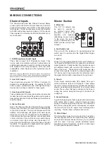 Preview for 8 page of Phonic POWERPOD 865 User Manual