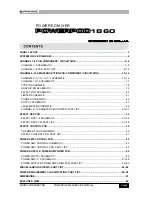 Preview for 2 page of Phonic POWERPOD1860 Service Manual