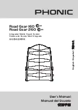 Phonic RoadGear 160 Plus User Manual предпросмотр