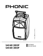 Phonic SAFARI 2000P User Manual preview