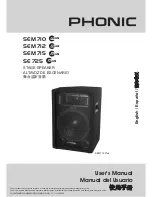Preview for 1 page of Phonic SEM 710 Plus User Manual