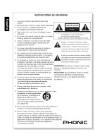 Предварительный просмотр 22 страницы Phonic SMARTMAN 303A User Manual