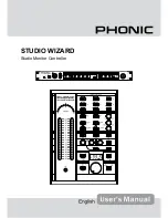 Preview for 1 page of Phonic STUDIO WIZARD User Manual