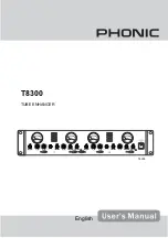 Phonic T8300 User Manual предпросмотр