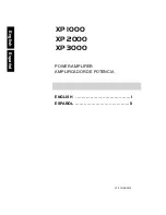 Предварительный просмотр 2 страницы Phonic XP 2000 User Manual